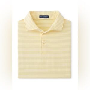 Peter Millar Crenshaw Yellow Albatross Cotton-Blend Pique Polo MS25XK56E Golf